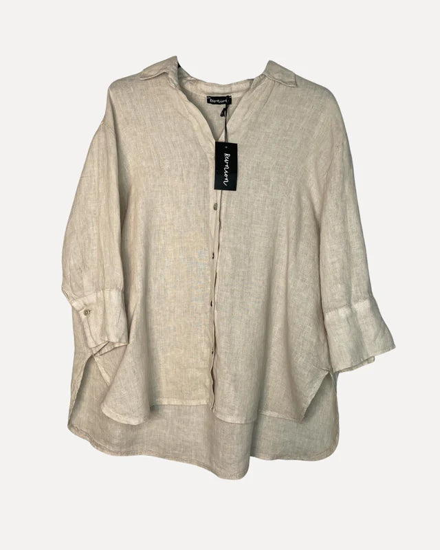 Tulip Blus-Beige