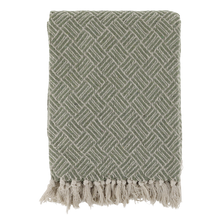 
Ladda bilden i Gallerivyn, Pläd Creme/Grön