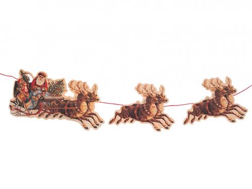 Girlang-Tomte med släde