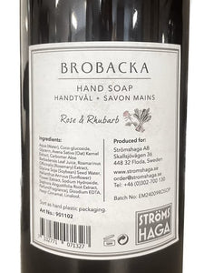 Pumptvål Brobacka-Ros & Rabarber