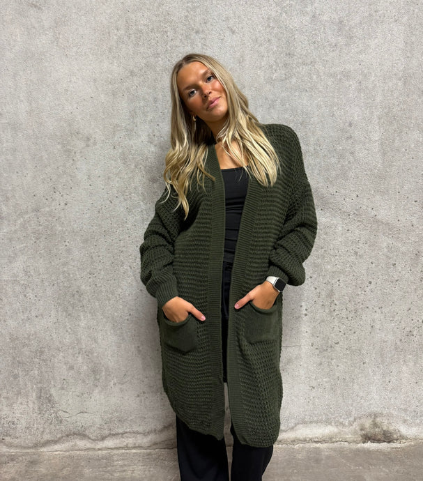 Cardigan- Army