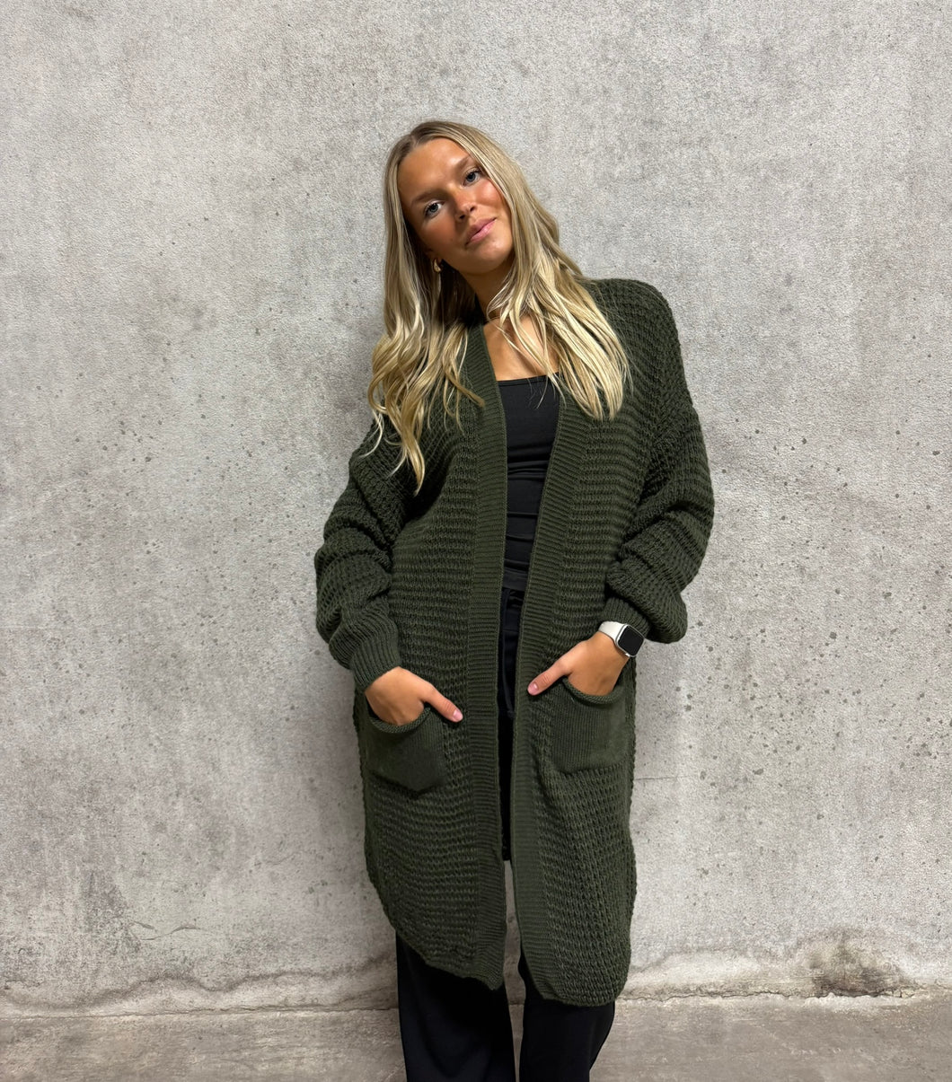 Cardigan- Army