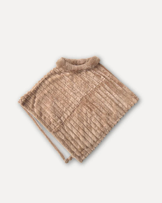 Poncho-Beige