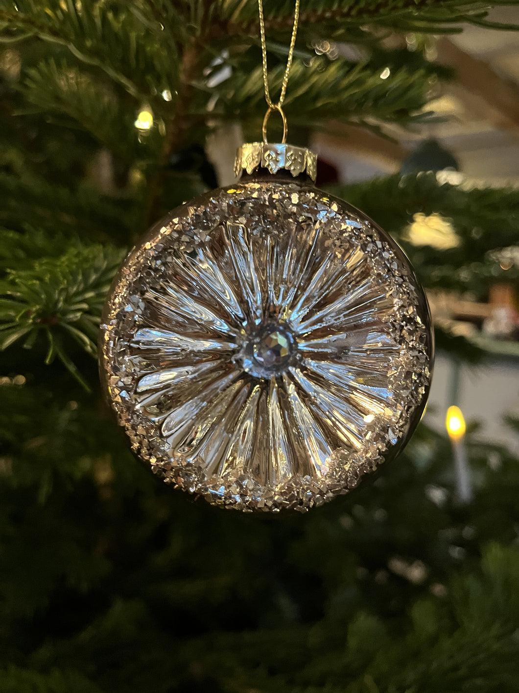 Julkula med glitter
