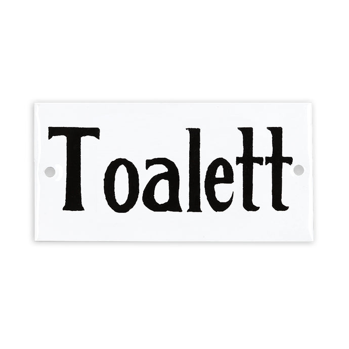 Skylt-Toalett